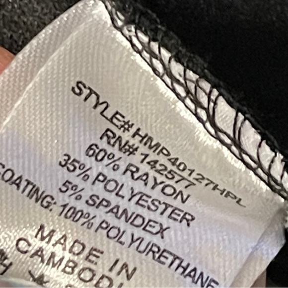 Ms. Diva Plus..Carmel Faux Leather Cargo Joggers - Picture 5 of 5